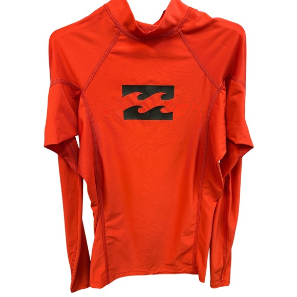 Billabong Rash Guard UVA/UVB Protection Long Sleeve Swim Shirt Small - Picture 1 of 5